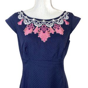 Lilly Pulitzer Allura Navy Sheath Dress